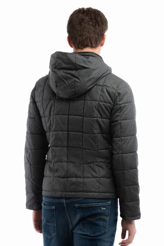 Anorak con capucha - Gris