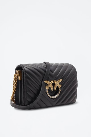 Bandolera de piel ovina Love Click Mini