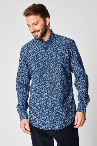 Camisa - Harmont & Blaine - Blanco y azul