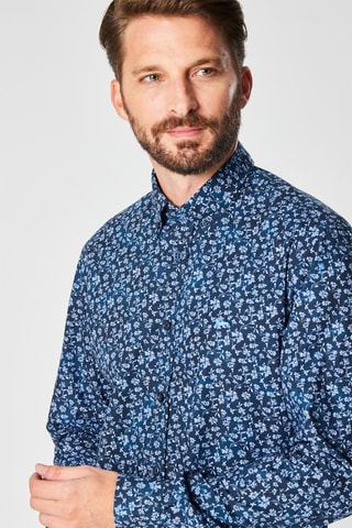 Camisa - Harmont & Blaine - Blanco y azul