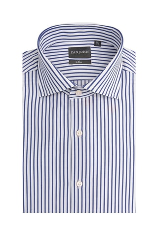 Camisa - Blanco y azul