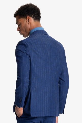 Veste de costume - Dan John - Bleu et blanc
