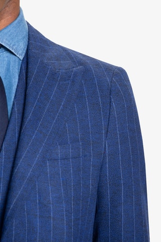 Chaqueta de traje - Dan John - Blanco y azul
