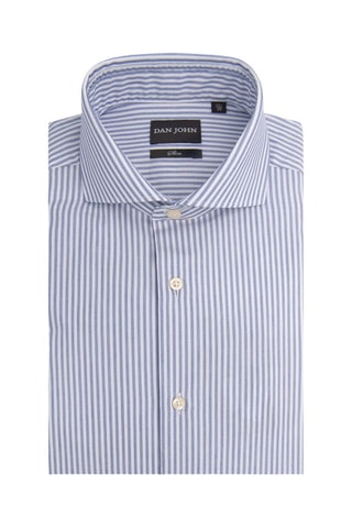 Camisa - Blanco y azul