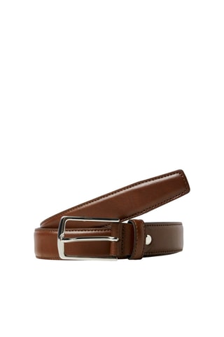 Ceinture en cuir - Marron PBM TAILLE