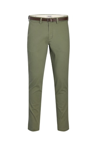 Chino slim en coton biologique - Kaki