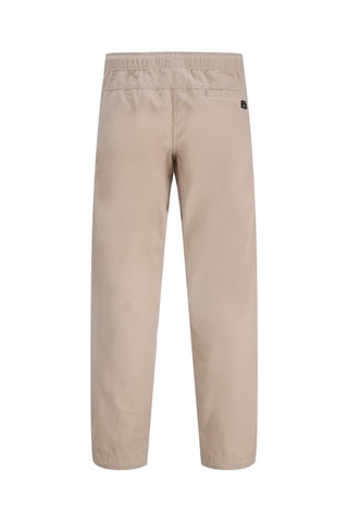 Pantalon regular en coton biologique - Beige