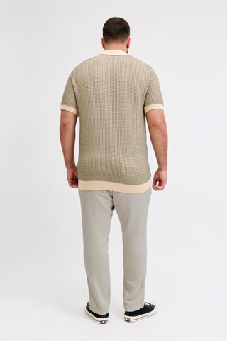 Pantalon loose en lin - Vert 