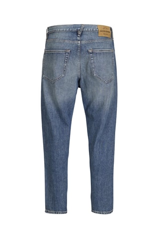 Jean relaxed taille haute - Bleu cobalt
