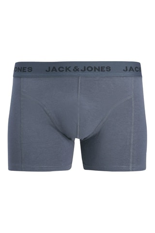 3 boxers en coton biologique - Gris et noir