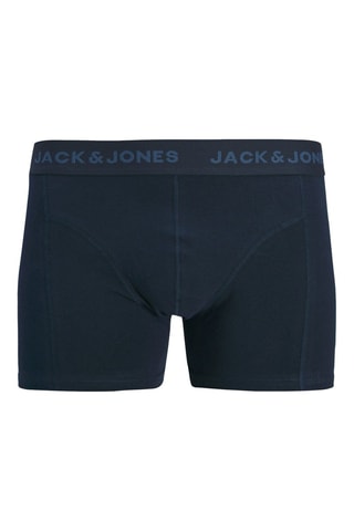 3 boxers en coton biologique - Gris et noir