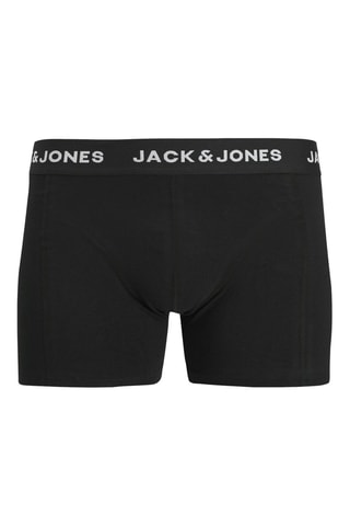 3 boxers en coton biologique - Gris et noir