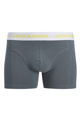 3 boxers en coton biologique - Gris et vert foncé