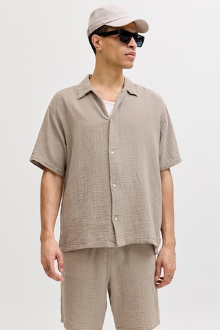 Chemise relaxed - Kaki