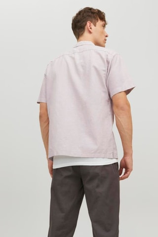Chemise relaxed en lin - Ecru chiné