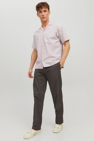 Chemise relaxed en lin - Ecru chiné
