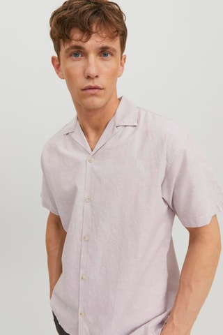 Chemise relaxed en lin - Ecru chiné