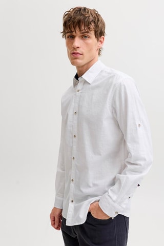 Chemise regular - Blanc 