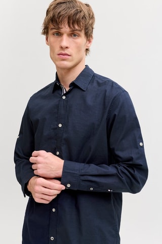 Chemise regular - Bleu marine