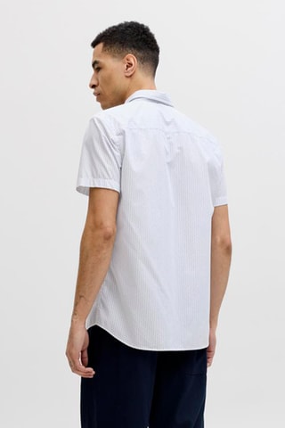 Chemise slim en coton biologique - Blanc