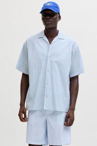 Chemise loose - Ciel