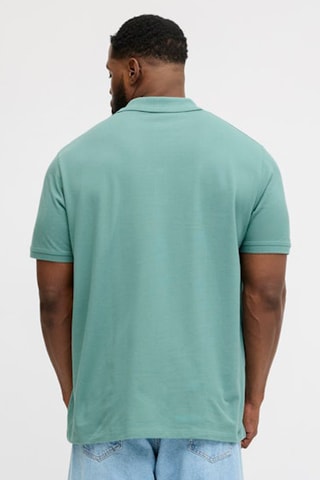 Polo en coton biologique - Turquoise