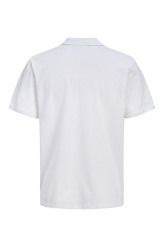Polo regular en coton biologique - Blanc