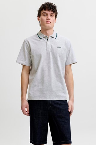Polo regular - Gris chiné