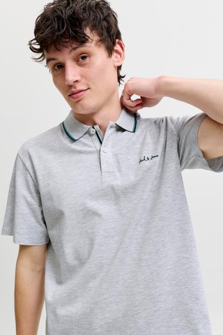 Polo regular - Gris chiné