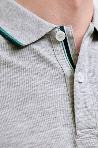 Polo regular - Gris chiné