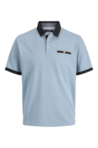 Polo regular - Bleu 