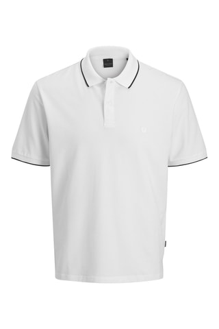 Polo regular en coton biologique - Blanc