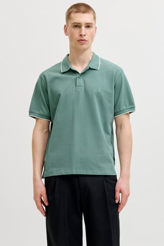 Polo regular en coton biologique - Kaki