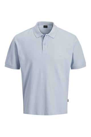 Polo regular en coton biologique - Ciel