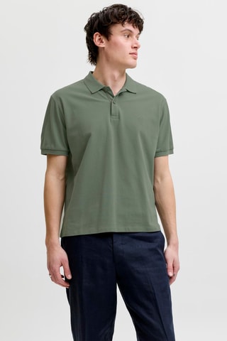 Polo regular en coton biologique - Kaki