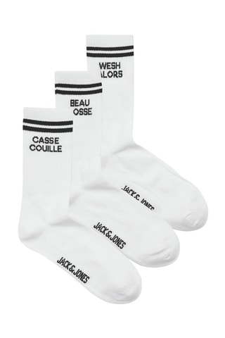 3 paires de chaussettes - Blanc