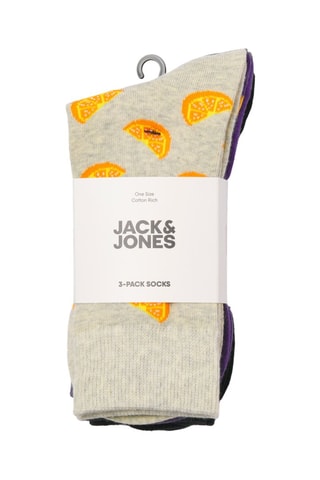 3 paires de chaussettes - Noir et gris