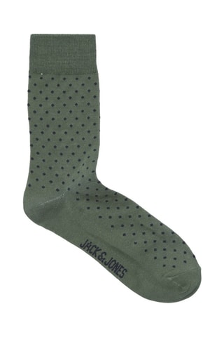 3 paires de chaussettes - Bleu et vert olive