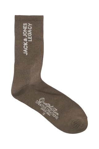 3 paires de chaussettes - Gris, noir et marron