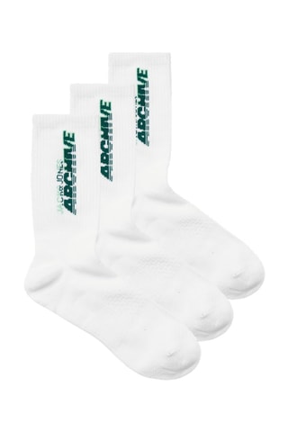 3 paires de chaussettes - Blanc