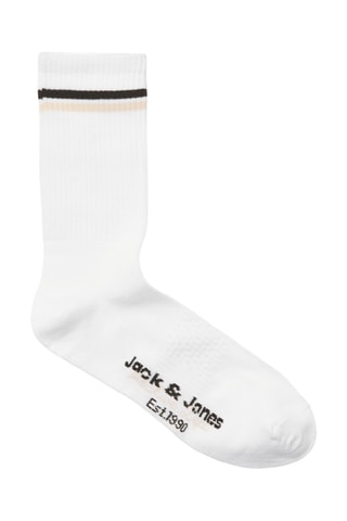 5 paires de chaussettes de tennis - Blanc