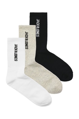 3 paires de chaussettes - Blanc et noir