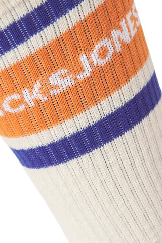 3 paires de chaussettes - Beige et orange