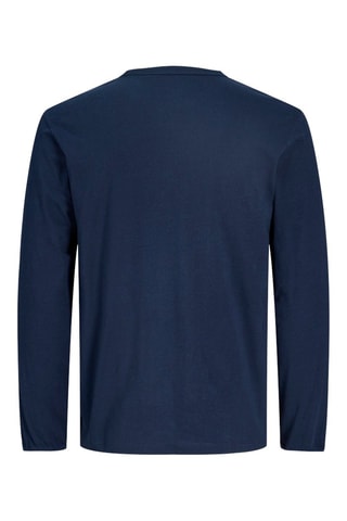 T-shirt en coton biologique - Bleu marine