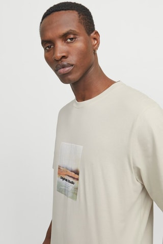 T-shirt relaxed - Beige