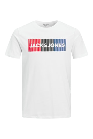 4 t-shirts regular - Blanc, vert et bleu marine