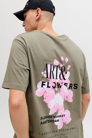 T-shirt relaxed - Kaki