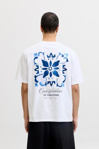 T-shirt loose - Blanc
