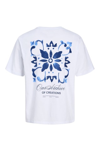 T-shirt loose - Blanc