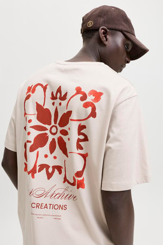 T-shirt loose - Ecru